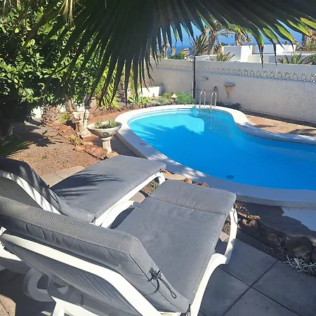Con Piscina Privada De 2 Dormitorios, Terrazas, Jardin Y Barbacoa - Casa Momo Holiday home Poris de Abona
